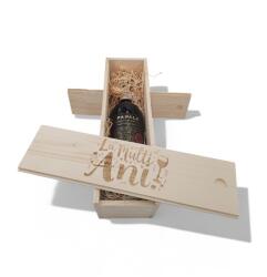 Varvaglione Vigne & Vini Cadou Cutie de Lemn Personalizabila Vin Rosu Sec Varvaglione Papale Linea Oro Primitivo Di Manduria 14.5%, 0.75L