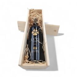 Gitana Winery Pachet Cadou Cutie Lemn Personalizata Vin Rosu Gitana Lupi 14.5%, 0.75L