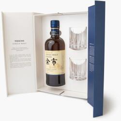 NIKKA WHISKY Pachet Cadou Whisky Nikka Yoichi Single Malt cu 2 Pahare 45%, 0.7L