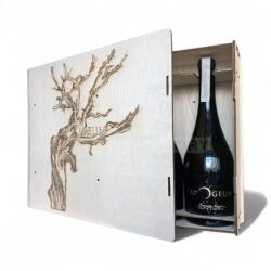 Tohani Pachet Cadou Apogeum Feteasca Neagra Cutie Lemn Personalizata 4 x 0.75L