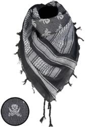 MIL-TEC Shemagh Skull kendő fekete-fehér
