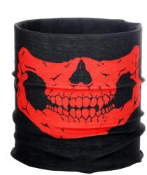 ARESWER Multifunkciós sál Skull fekete-piros