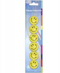 Aliga Emotikon mágnesek, sárga arcok, 30mm, 6 db (ALIG1/169481)