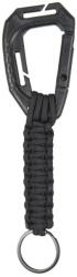 MIL-TEC Parakord felakasztható karabinerrel fekete