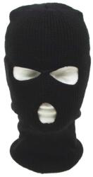 Mfh Nemecko 3-lyukú kötött fejmaszk fekete