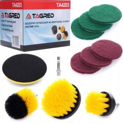 Tagred Tisztító Kefék 1/4-ES Fúrógéphez 10 Db Pad (TA4203)