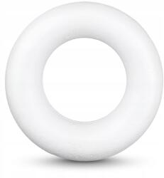 Styromax Stiropor karika, 13 cm, fehér alap dekorációkhoz (0010)