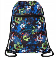 COOLPACK Iskolai cipőtartó zsák CoolPack Foci labda mintával, 41 x 34 cm (D070336)