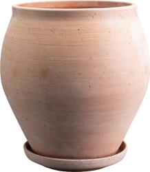 Bergs Potter Ghiveci Delphi cu farfurie, 26 cm, roz (DER26S)