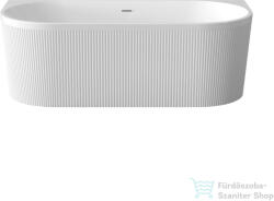 INVENA GLAMOUR struktúrált 170x80 falhoz illeszthető szabadon álló kád, fehér AN-02-12U-M (AN-02-12U-M)