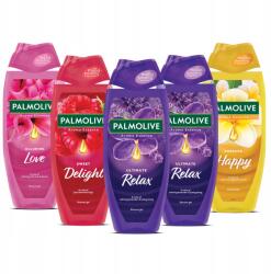 Palmolive Aroma Essence tusfürdő gél 5x500 ml (zestaw żeli damskich z kosmetyczką)