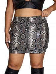Shein Kígyóbőr Mintás Szoknya __XXL