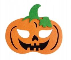 GoDan Filc maszk Ijesztő tök - 18x17 cm, Halloween