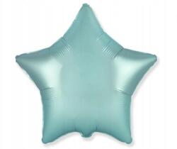 Flexmetal Fólia lufi szatén csillag 18 inch - világoskék, 1 db