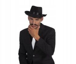 Boland Gengszter bajusz univerzális poliészter - fekete, 1 db (B01801)