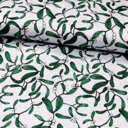 Pasja Art Karácsonyi Fagyöngy Függönytartó Asztalterítő -170cm Foltálló Jacquard (świąteczna jemioła)