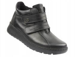 Helios Női Bakancs Helios 783 Fekete Valódi Bőr Meleg Kényelmes (783.011)