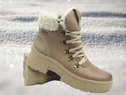 Helios Női Tornacipő Helios Kényelem 583 Bézs Természetes Bőr Puha Kényelem (583.02)