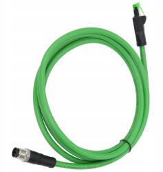  Patch kábel Csatlakozó M12 RJ45 Árnyékolt kábel (1013210018311)