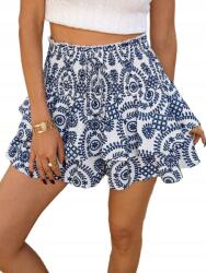 Shein Nyomott Mintás Rövidnadrág SZOKNYA__38