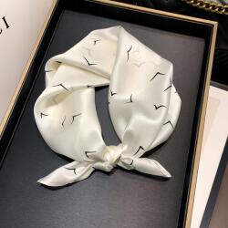  100% Tiszta Selyem Női Sál, 53cm-es Négyzet Alakú, Sokoldalú Elegancia, Tökéletes Ajándék (Herbert) - allegro - 7 495 Ft