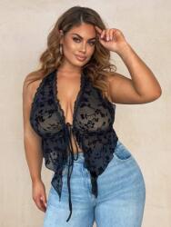 Shein Fekete Megkötős Felső I44 S06__46