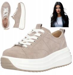 Filippo Platformos sportcipő Bőr félcipő 38 Filippo kényelmes divatos bézs (Filippo DP6795/25 BE)