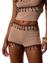 Shein Rövidnadrág Dekoratív Gyöngyökkel __L