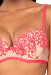 MAT Merevített push-up melltartó M-3804/11 Frances Bézs-rózsaszín 70C