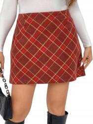 Shein Kockás Miniszoknya __XXL