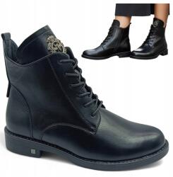 Potocki Női téli meleg cipő 37 Potocki Kényelmes alacsony sarkú cipő (Potocki 25-12179 BK)