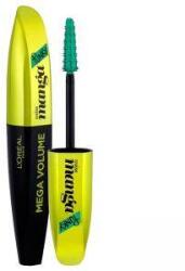 L'Oréal Спирала за мигли L'Oreal Mega Volume Miss Manga Punky, за дължина и обем, Зелен цвят, 8 ml