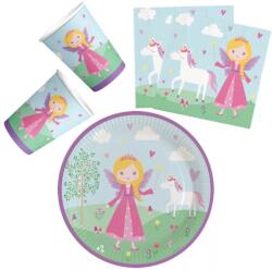  Hercegnő Spell party szett 36 db-os 23 cm-es tányérral (JVL001210)