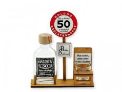 0|CQ Kft Pálinkás palack 100ml + pohár Boldog 50. Születésnapot (4987583)