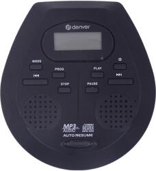 Denver DMP-395B Hordozható CD lejátszó Fekete (111181111110)
