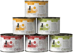 Catz Finefood 24x200g catz finefood Senior nedves macskatáp Vegyes csomag (3 változattal)