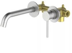 AREZZO design ASTRO fali mosdócsaptelep, szálcsiszolt nikkel AR-90015BN (AR-90015BN)