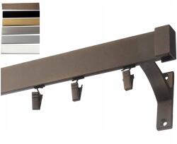 FajnyDom Alumínium lakáskarnis 490 cm színek, mennyezetre/falra szerelhető (35K149)