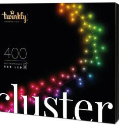 Twinkly Sir iluminat Twinkly Cluster | 400 LED-uri RGB, 6m (TWC400STP-BEU)