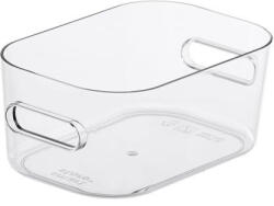 SMARTSTORE Műanyag tárolódoboz, 0, 6 liter, SMARTSTORE "Compact Clear XS", átlátszó (CSDSMART02) - onlinepapirbolt
