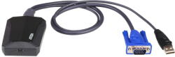 ATEN Adaptor USB pentru consolă KVM pentru laptop, tip Crash Cart (CV211-AT)