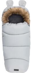 Momi Sac de iarna MoMi 45x95 cm pentru carucior impermeabil cu gluga si captuseala calduroasa Gri (AKCE00034)