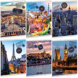 Ars Una Cities of the World 5223 A5 extra kapcsos kockás füzet (53142238)
