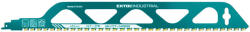 Extol Industrial szablyafűrész, orrfűrész lap, Méret: 455x50x2, 5mm Vidia fogakkal, fogtáv: 2 TPI, univerzális Bosch befogás, pórusos beton, tégla 1DB (8706302)