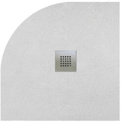 Radaway Kios A íves lapos zuhanytálca 80x80 fehér