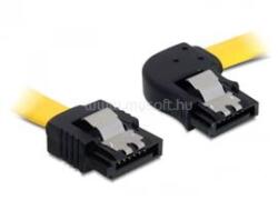 Delock SATA 6 Gb/s jobb/egyenes kábel, fém, 50 cm (DL82829) (DL82829)