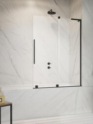 Radaway Furo SL Black PND II fekete kádparaván 110 átlátszó jobbos