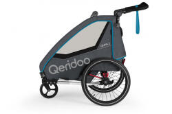 Qeridoo Kerékpár Utánfutó Qupa 2 Blue