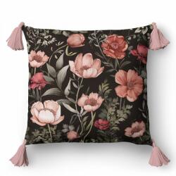 Detexpol PANAMA díszpárnahuzat, pamut, 45x45cm, többszínű, virágmintás (2358709)