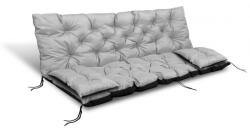 AIO Factory 3 db-os párnakészlet az Aio Factory padhoz, 120 x 60 x 50 cm, 42 x 42 cm, világosszürke (87002)